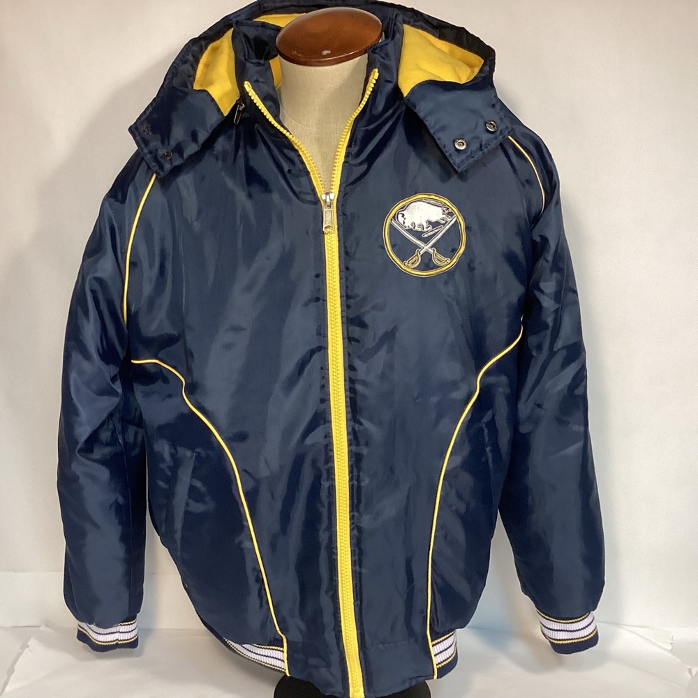 G-III NHL Buffalo Sabers Blue and Gold Jacket Men’s Size XXL G-III by Carl Banks